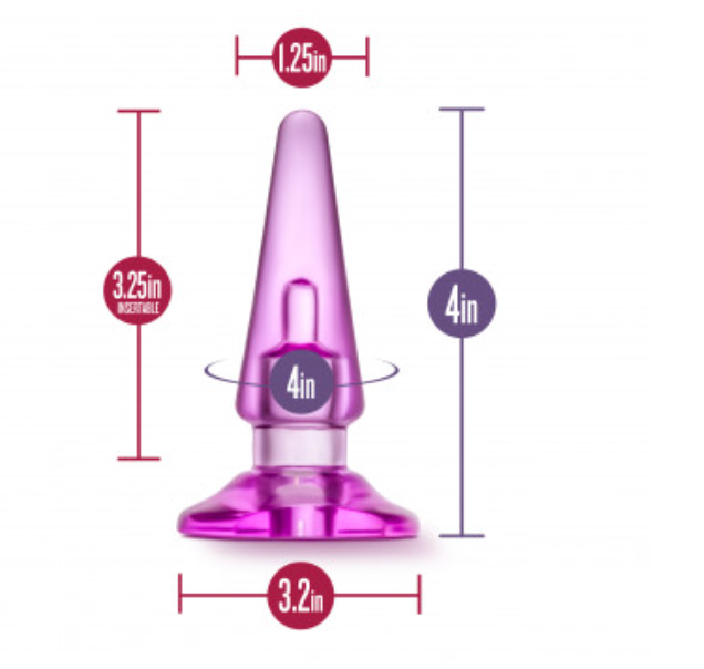 B Yours - Basic Anal Plug - Pink